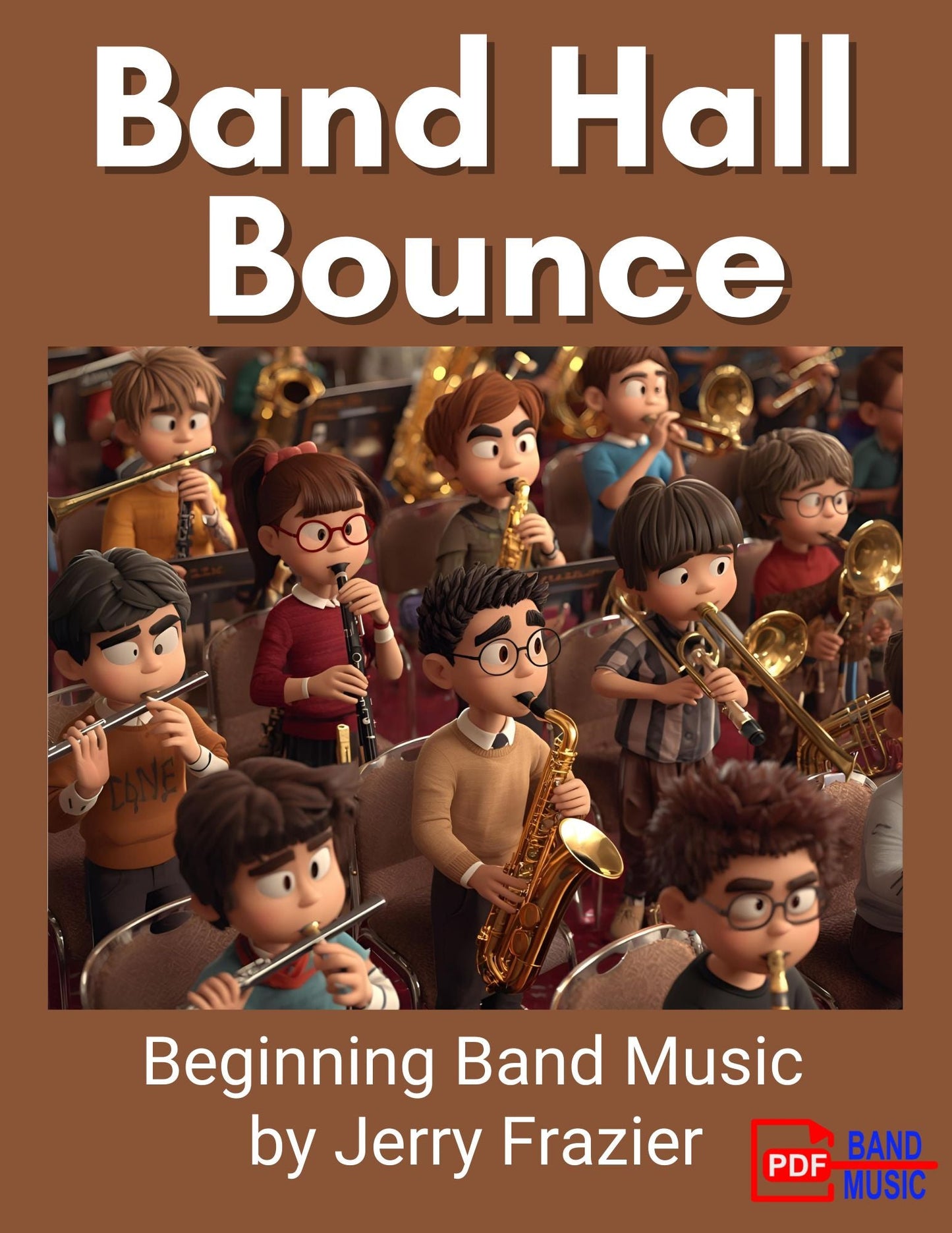 Band Hall Bounce - PDF Band Music - Download quality band sheet music instantly