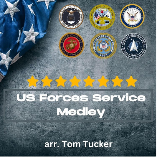 US Forces Service Medley - PDF Band Music - Download quality band sheet music instantly