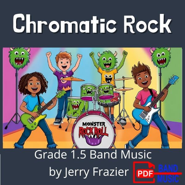 Chromatic Rock - PDF Band Music- Grade 1