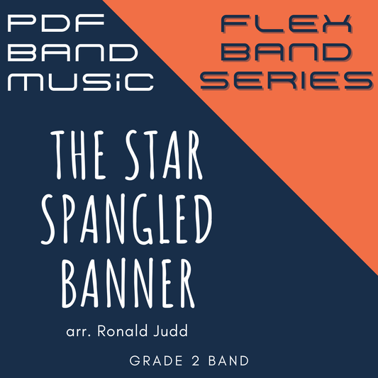 FLEX - The Star Spangled Banner - PDF Band Music - Download quality band sheet music instantly