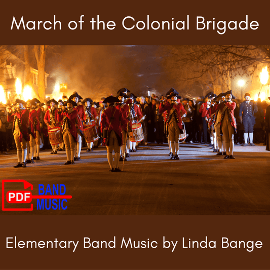 March of the Colonial Brigade - PDF Band Music - Download quality band sheet music instantly