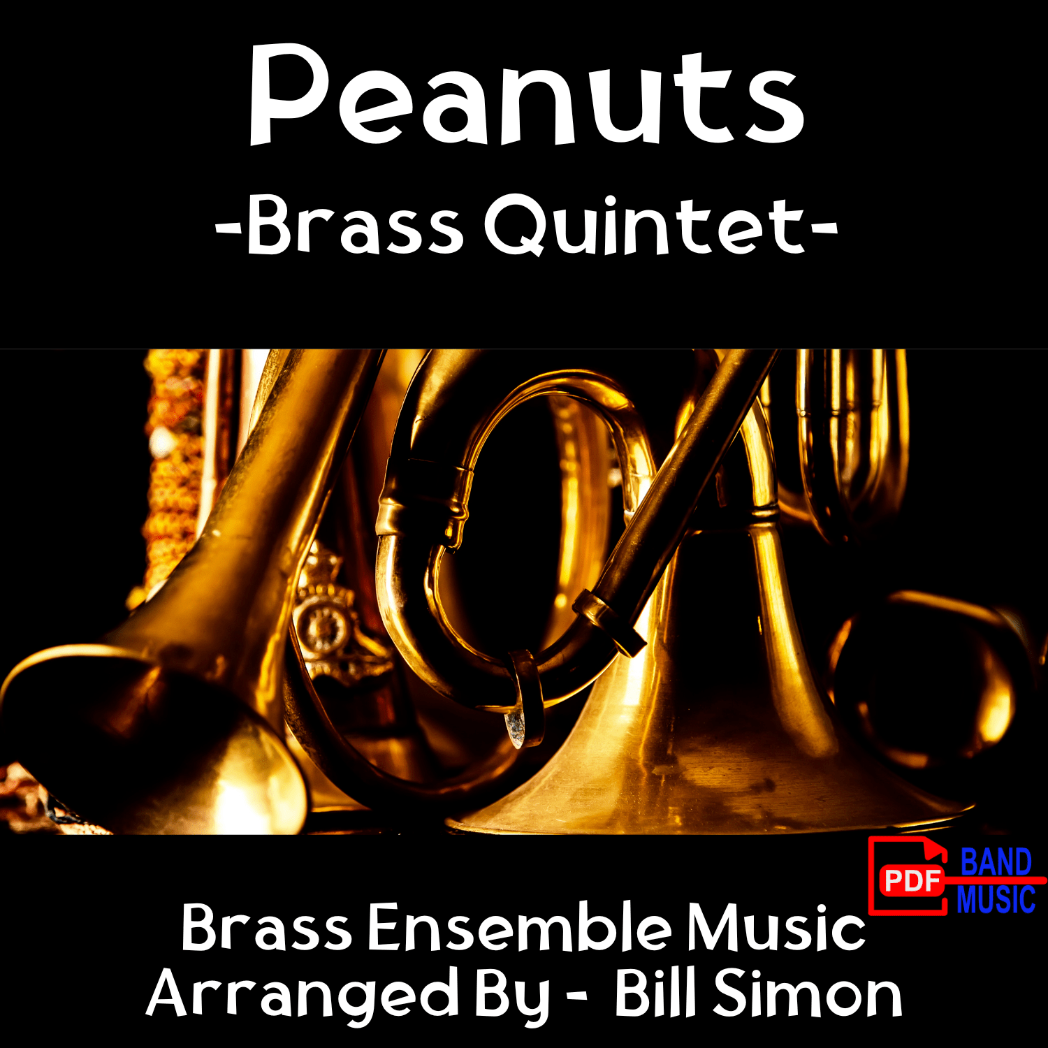 Peanuts Polka - Brass Quintet - PDF Band Music - Download quality band sheet music instantly