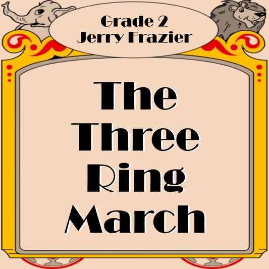 The Three Ring March - PDF Band Music - Download quality band sheet music instantly