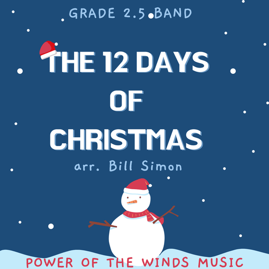 The Twelve Days of Christmas - PDF Band Music - Download quality band sheet music instantly