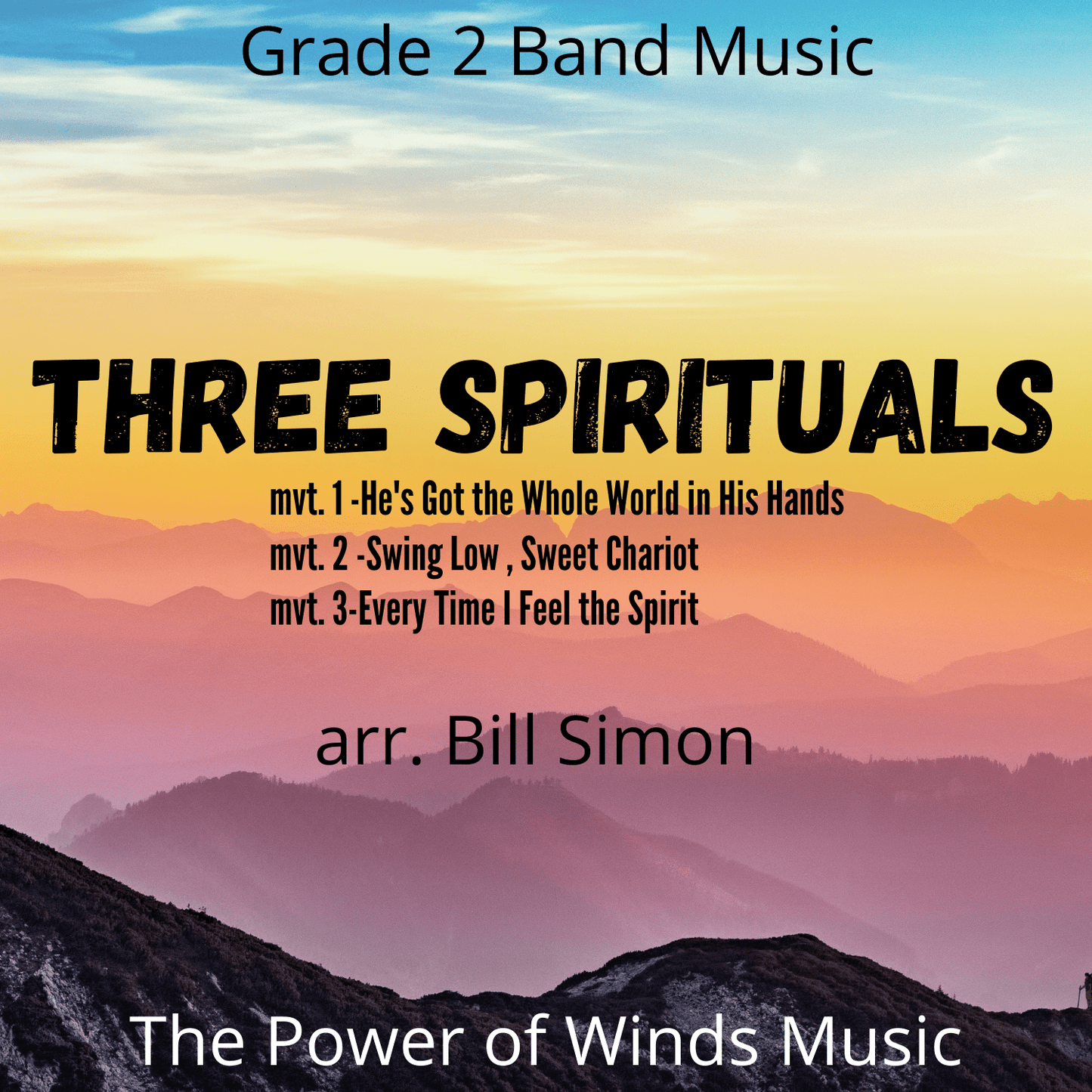 Three Spirituals - PDF Band Music - Download quality band sheet music instantly