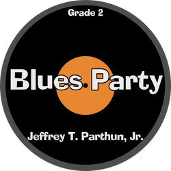 'Blues Party' by Jeffrey Parthun. Grade 2 sheet music for school bands