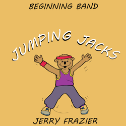 'Jumping Jacks' by Jerry Frazier. Beginning Band sheet music for school bands
