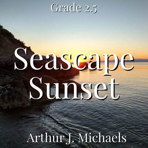 Seascape Sunset by Arthur Michaels