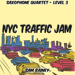 'NYC Traffic Jam' by Sam Rainey. Ensemble - Woodwind sheet music for school bands