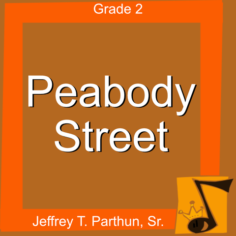 'Peabody Street' by Jeffrey Parthun. Grade 2 sheet music for school bands